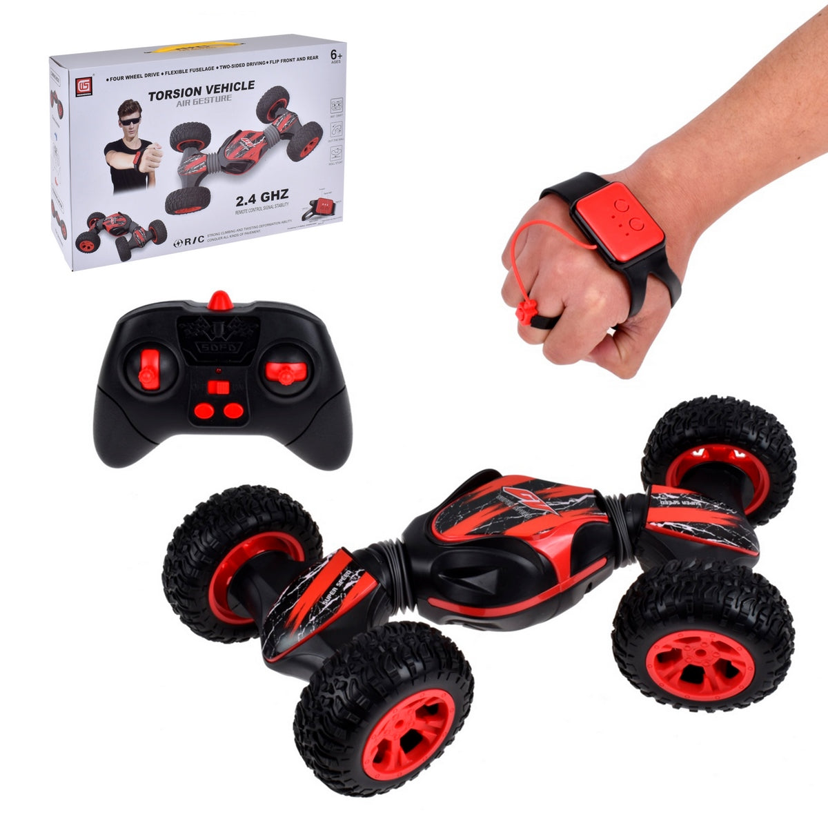 Vehiculo Radio Controlado De 32 Cms Con Control Mano Categoría: Radio controlados Tipo producto: Coches de control remoto